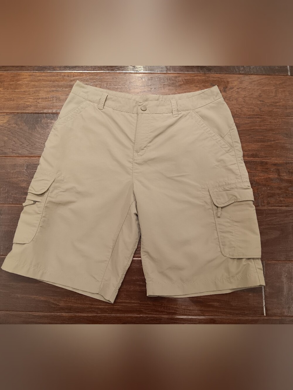REI Co-op Women's Sahara Cargo Hiking Shorts - Size 10 - Tan / Khaki